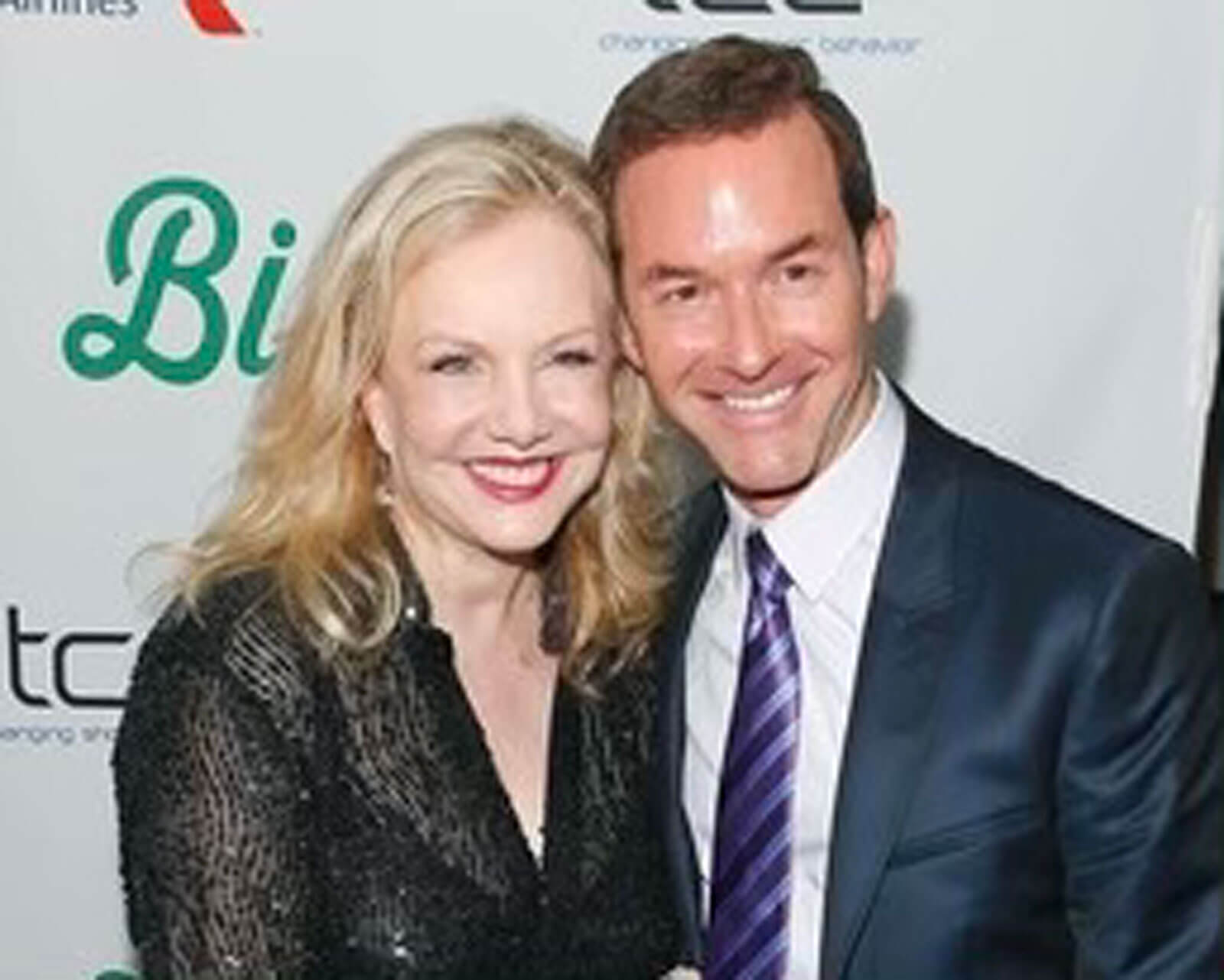 Susan Stroman and Dan Jinks (producer of Big Fish) on the red carpet on opening night.