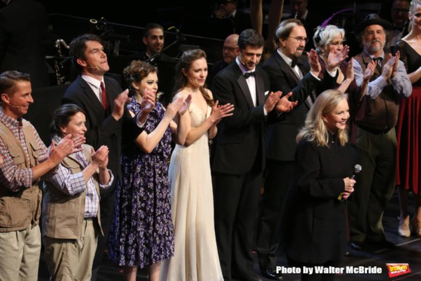 25th Anniversary Concert cast of Crazy for You with Susan Stroman.
