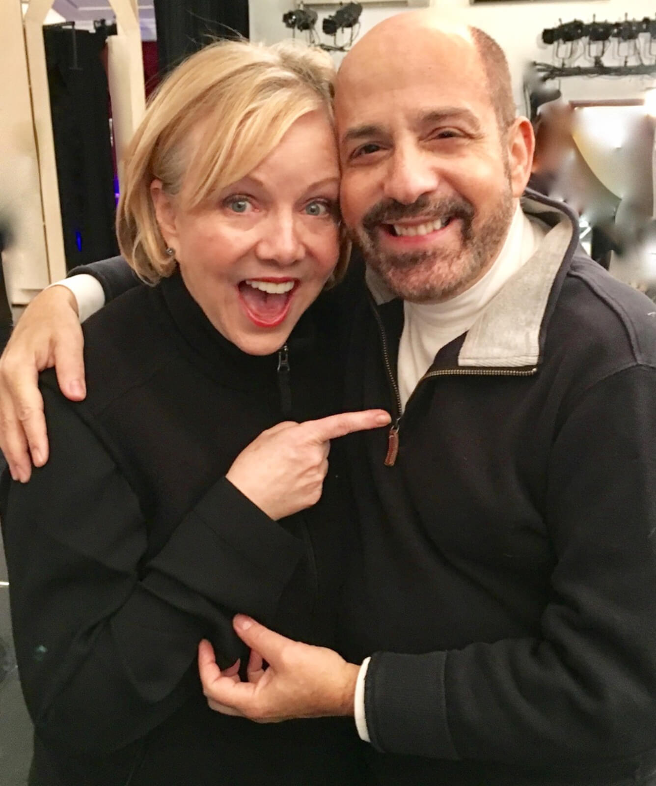 Stro with dance arranger and composer David Krane.