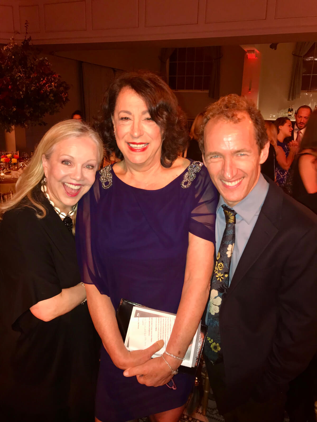 Susan Stroman with producers Lynn Meadow and Jeffrey Seller.
