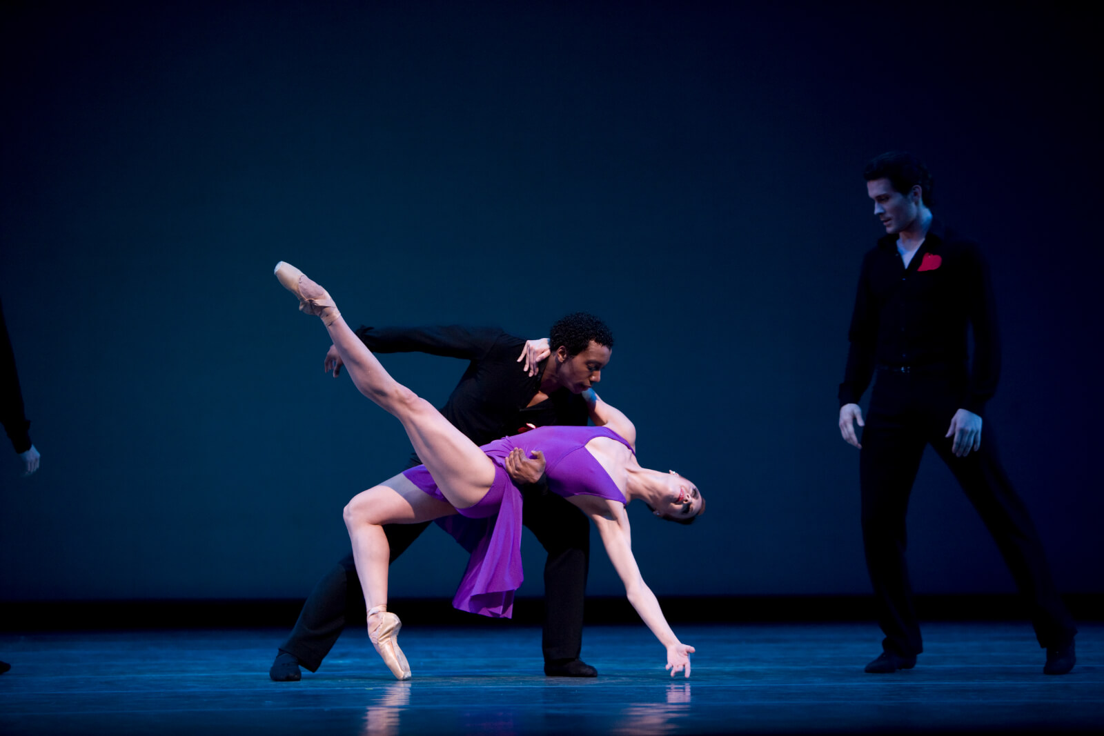 Lesley Rausch, Kiyon Gaines and Seth Orza in Take Five...More or Less.
