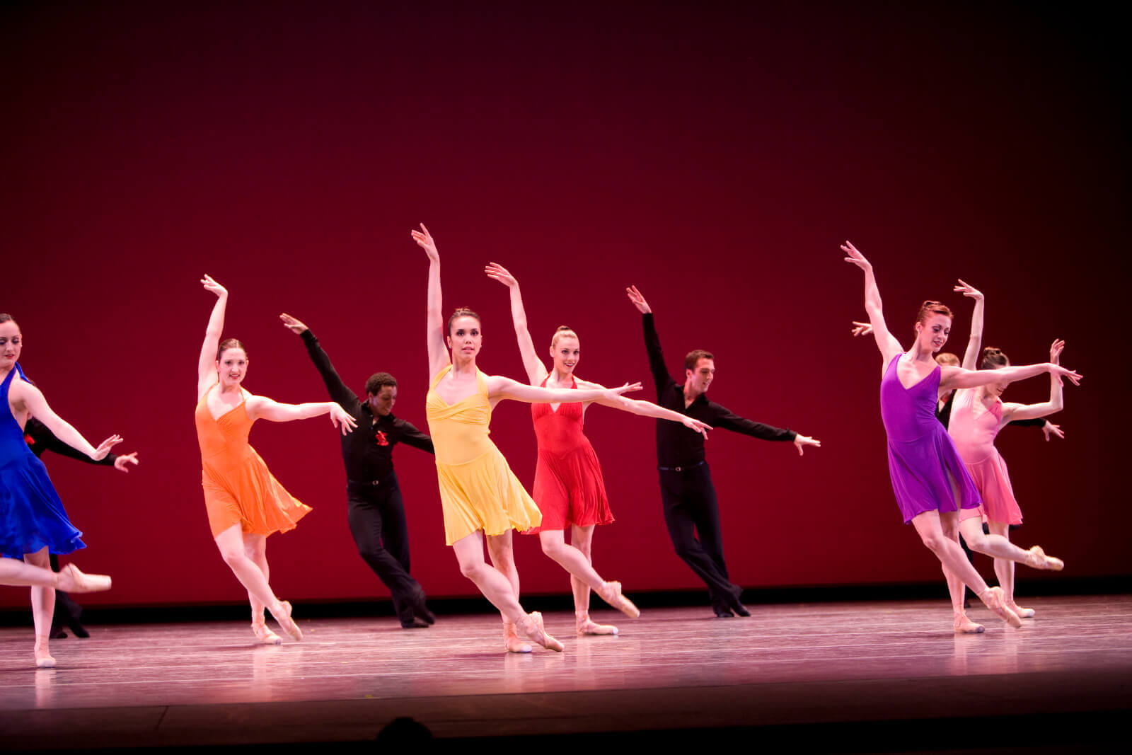 Pacific Northwest Ballet Company in Take Five...More or Less. 