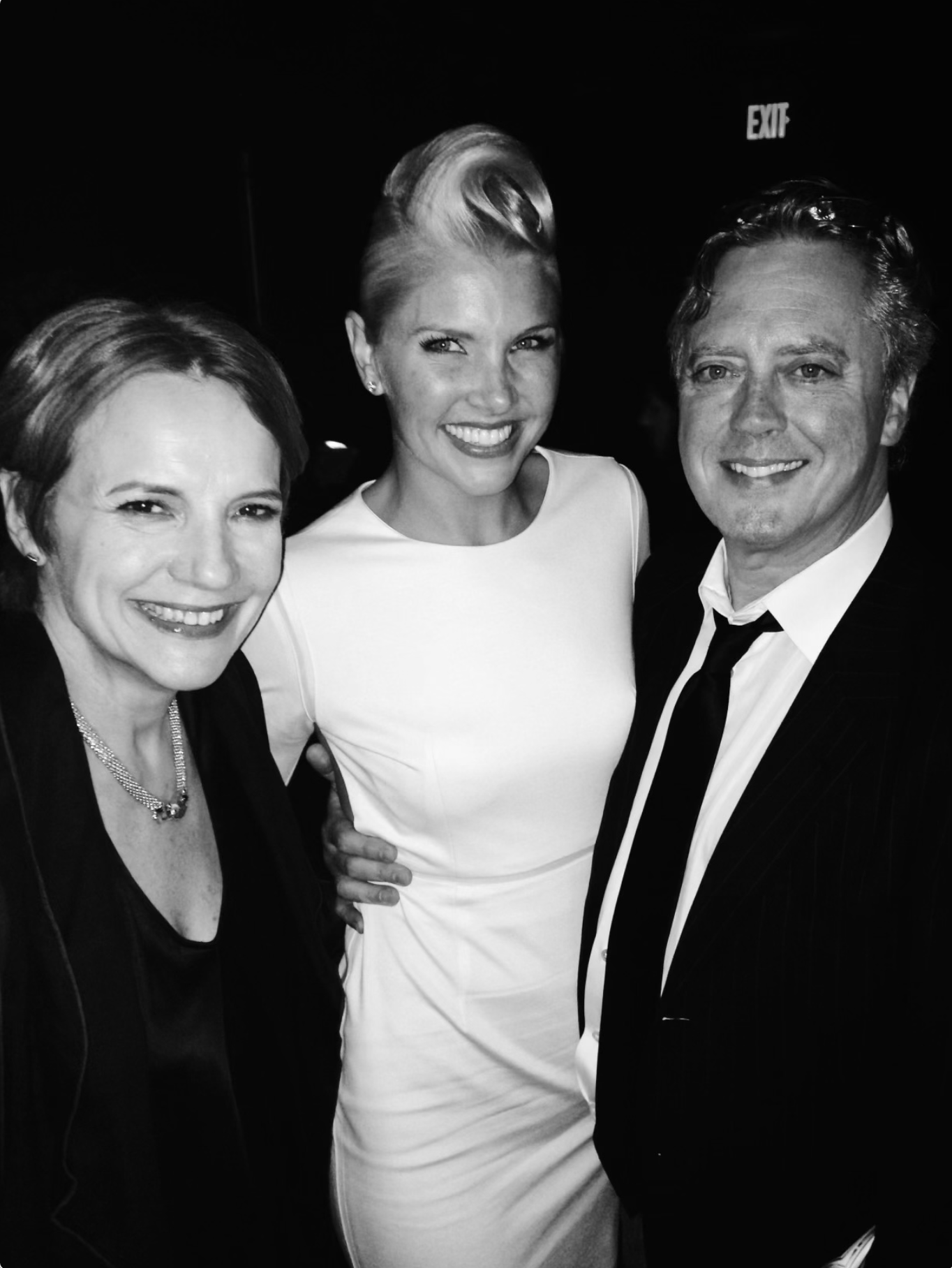 Casting Director Tara Rubin, Amanda Kloots, and Associate Choreographer Scott Taylor.