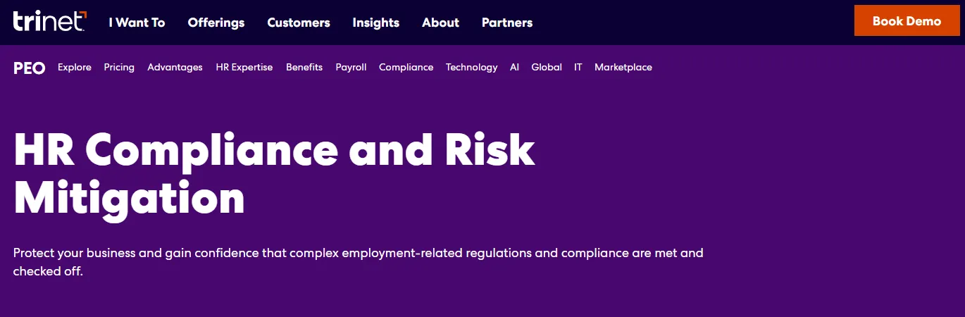 HR compliance features from TriNet