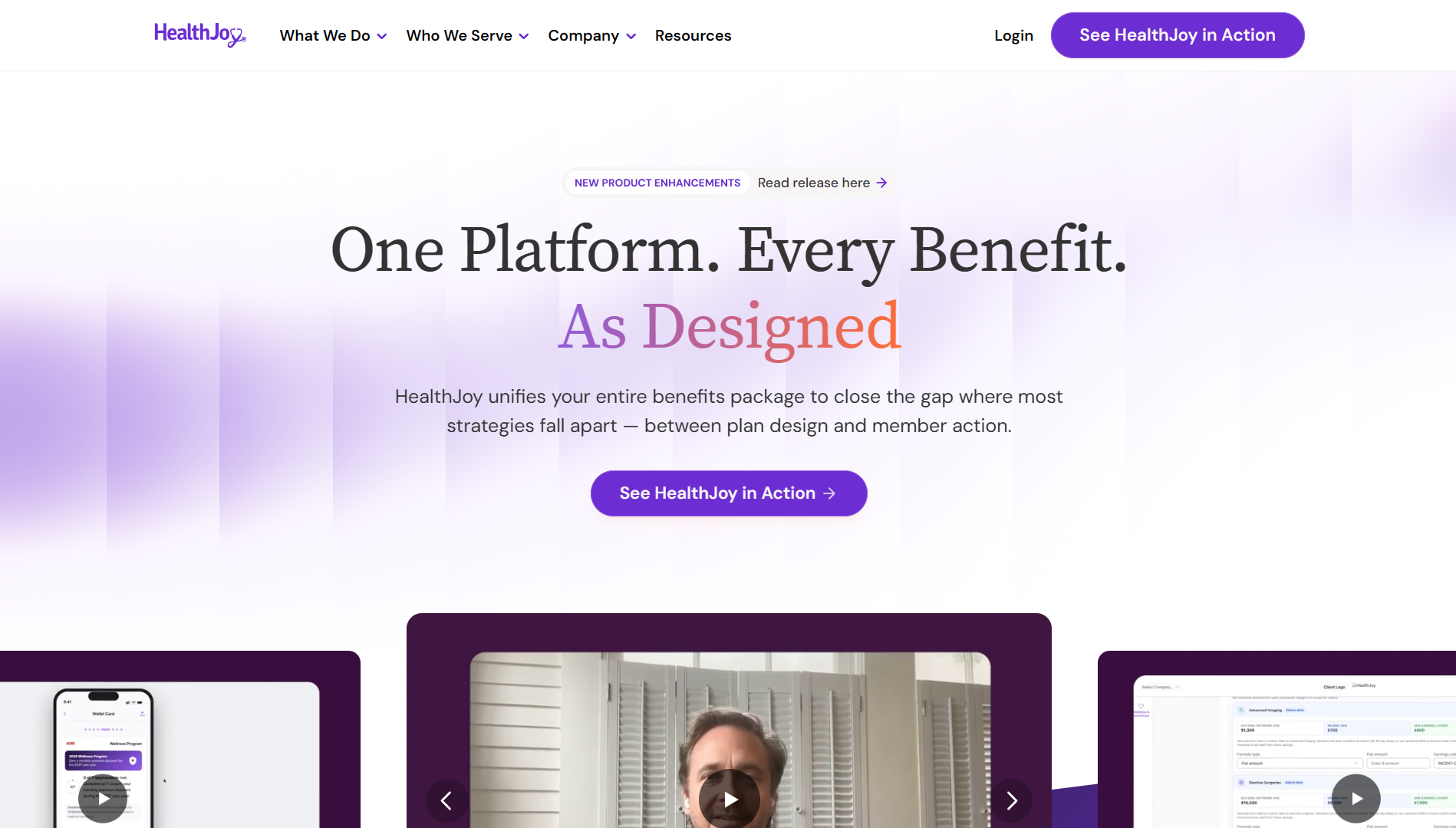 HealthJoy website homepage