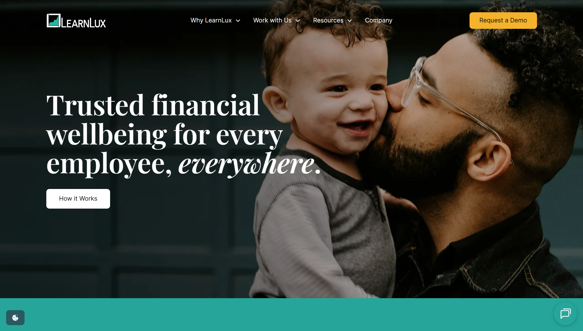 LearnLux website homepage