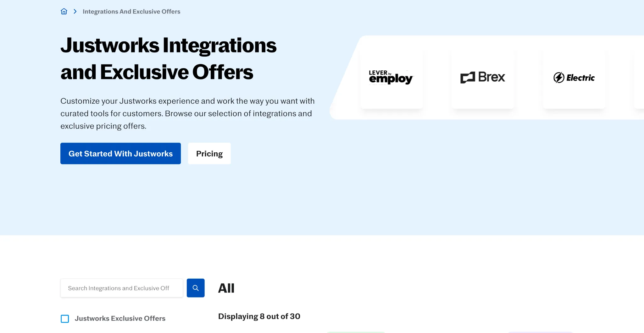 Justworks integrations