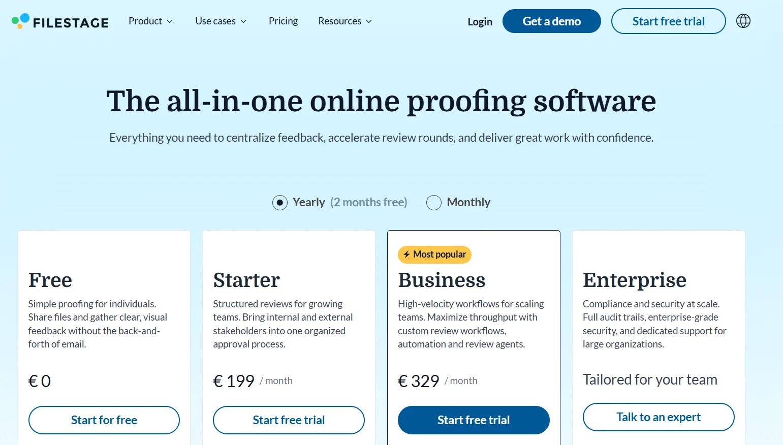 filestage pricing