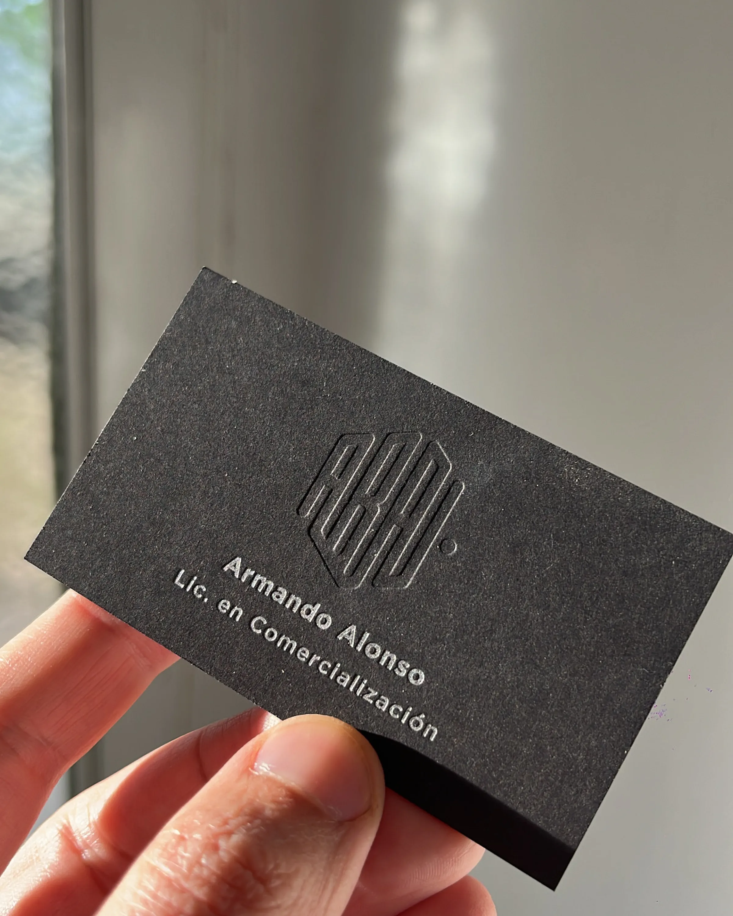 Tarjeta con relieve - Coffee Notes