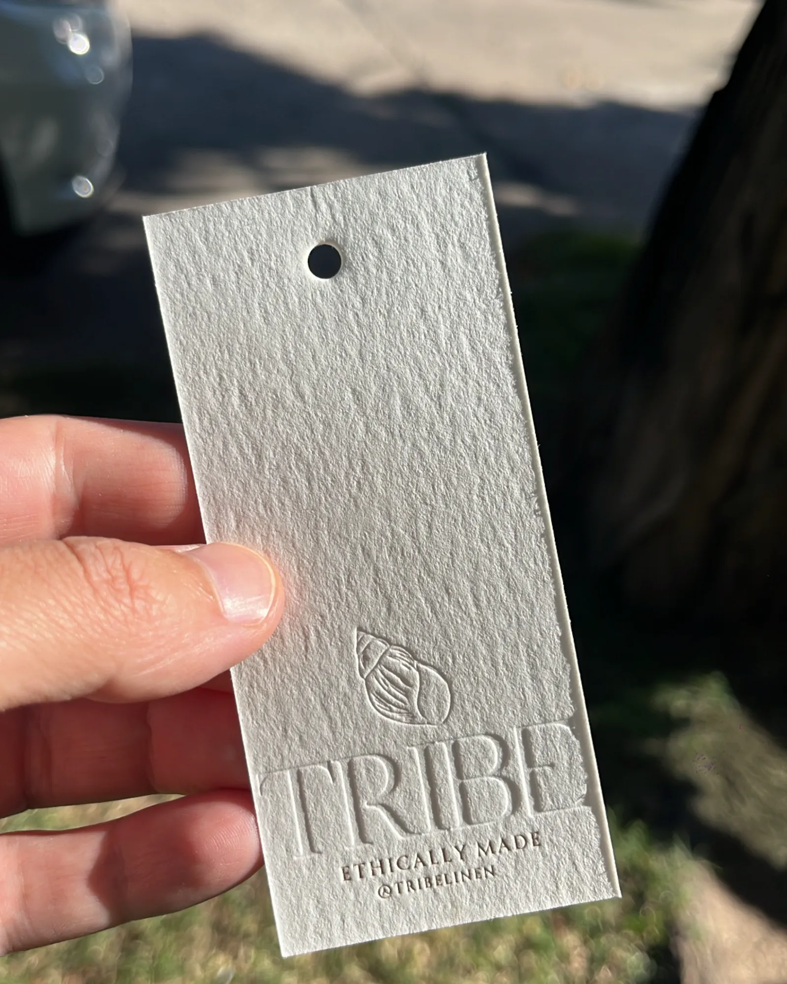 Tarjetas con relieve - trabajo Calzi
