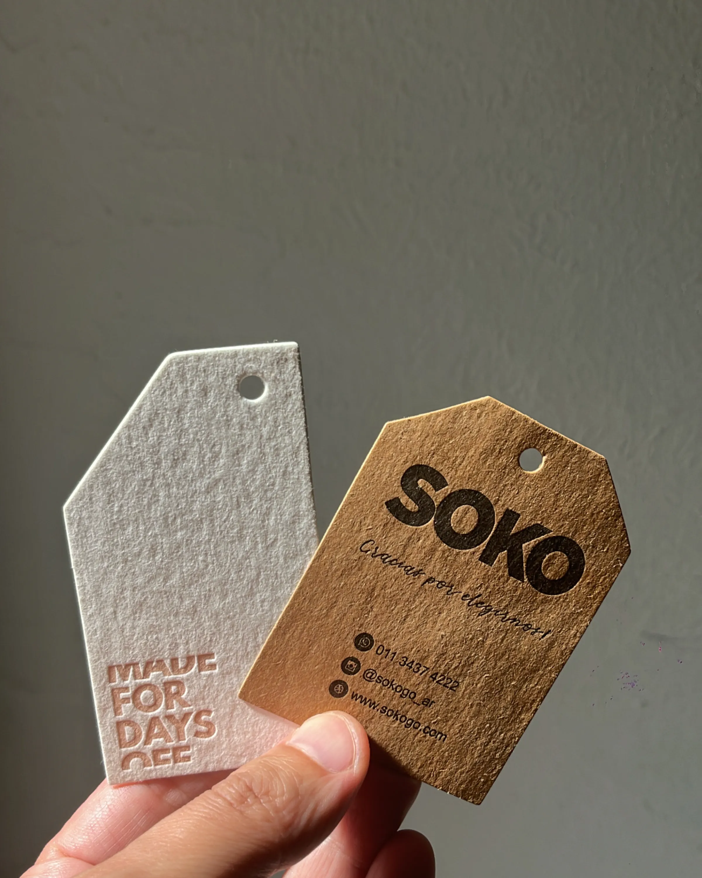 Tarjeta con relieve - Carolina Risso