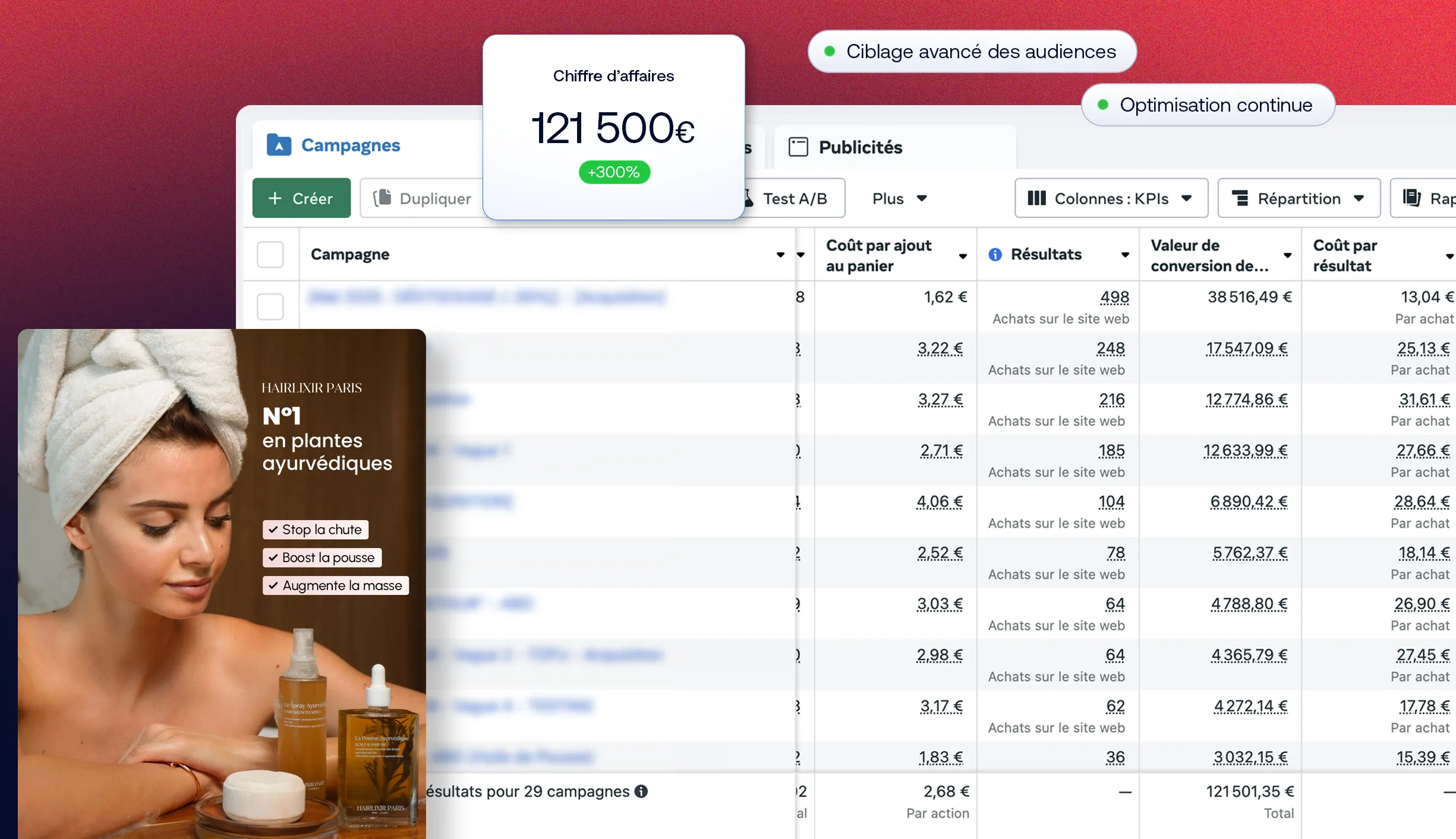 Media buying Meta Ads — gestion campagnes Facebook Instagram e-commerce