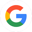 Google logo with multi-colored G in blue, red, yellow, and green.