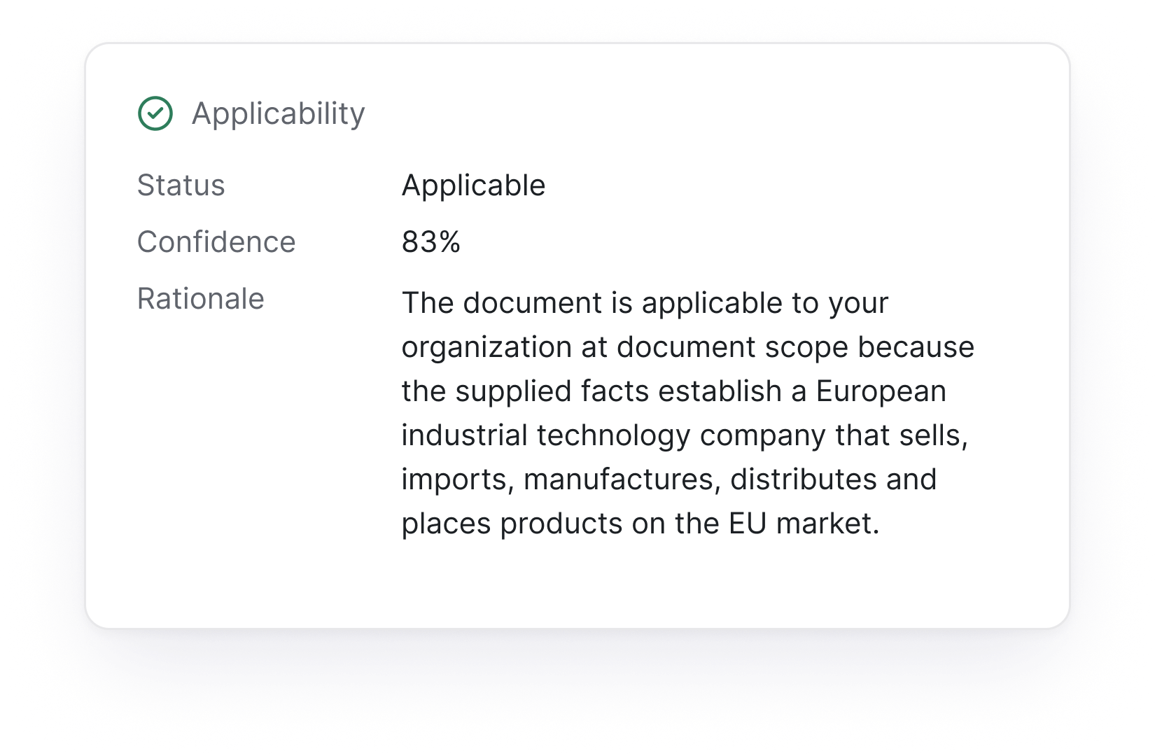 ComplyDo obligation applicability review