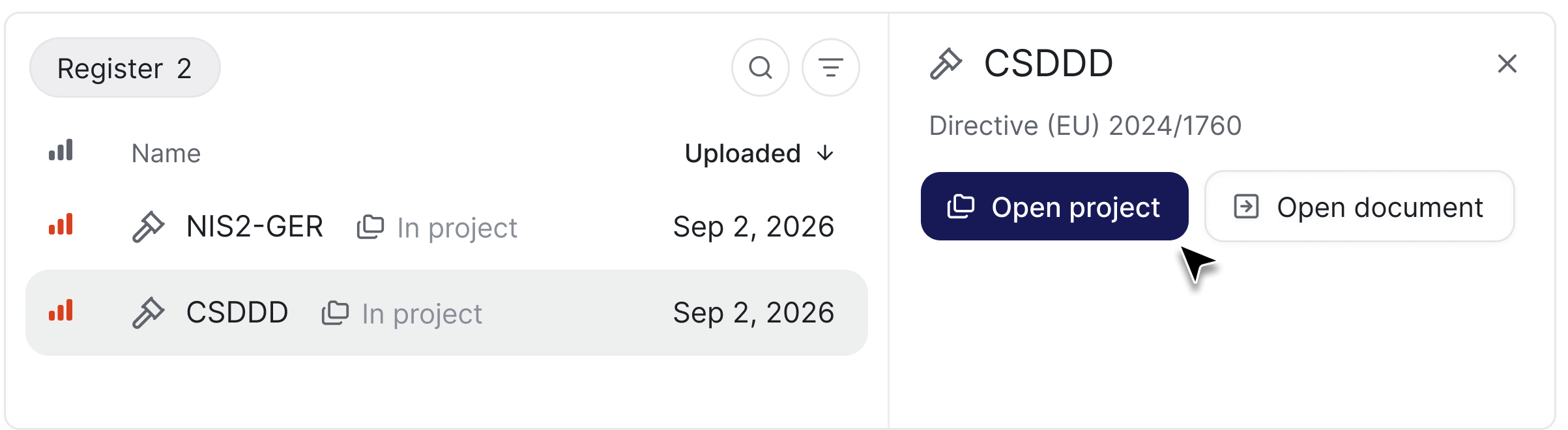 ComplyDo obligations register