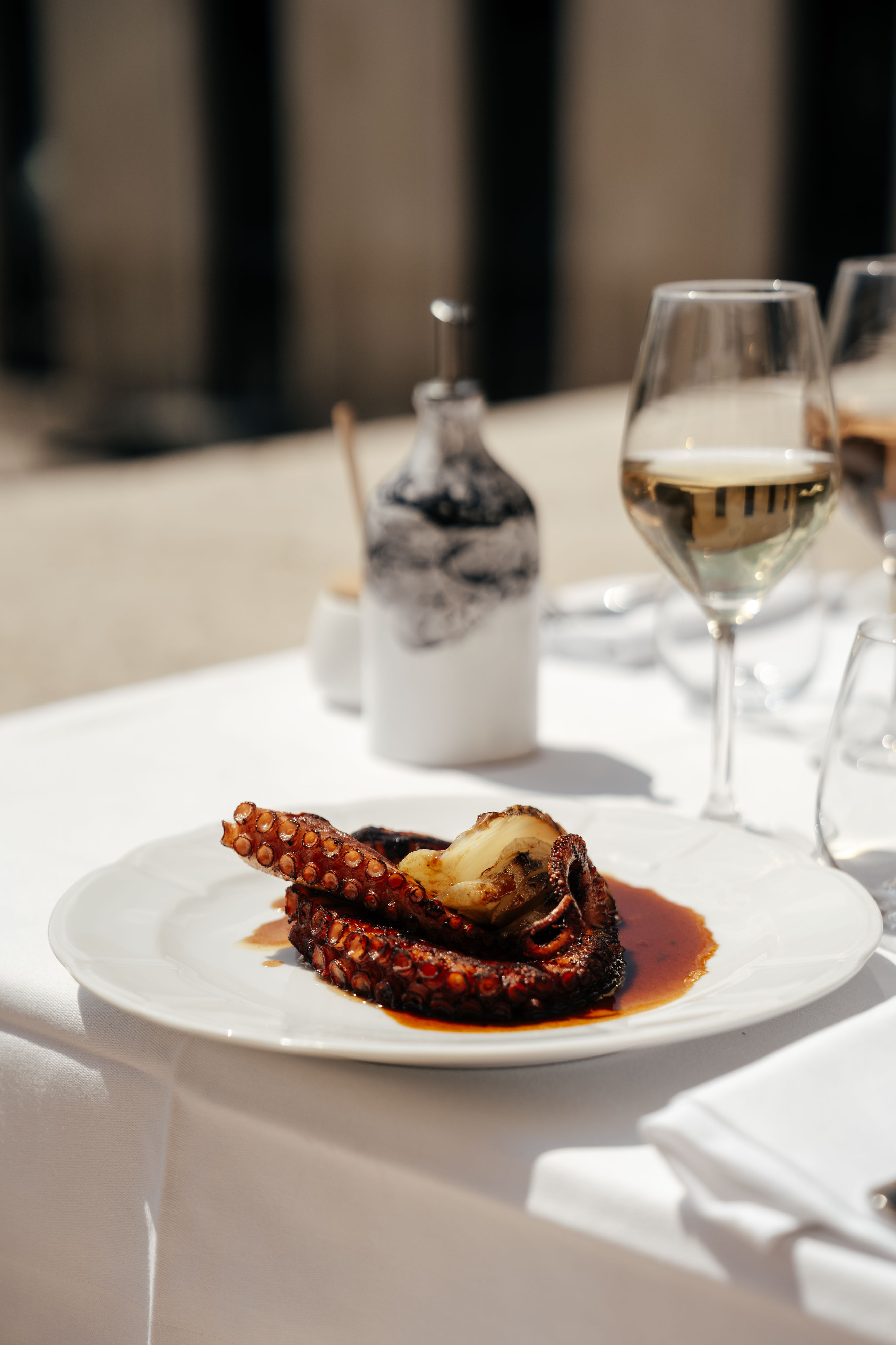 A seafood creation from the Corail kitchen