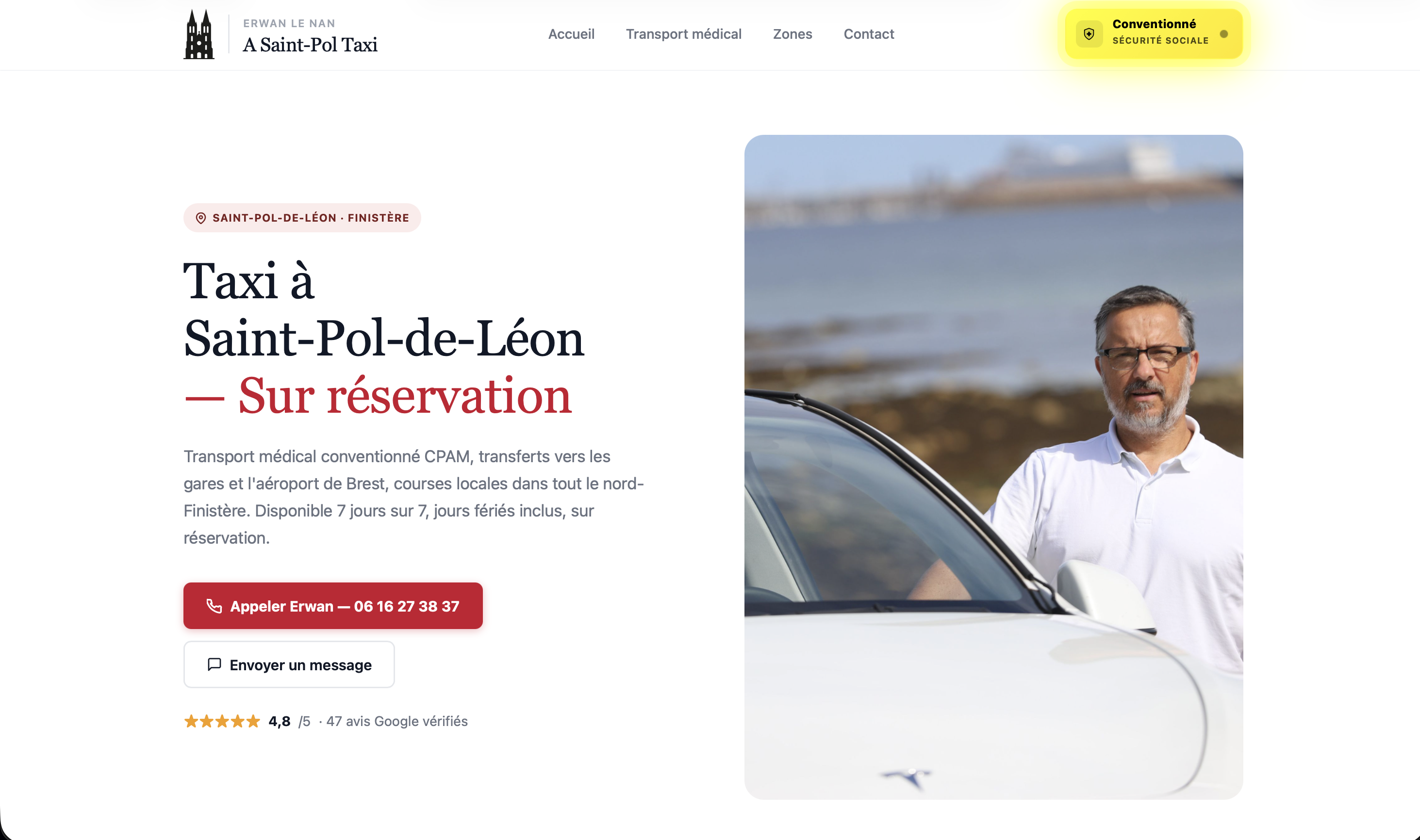 Site A Saint-Pol Taxi