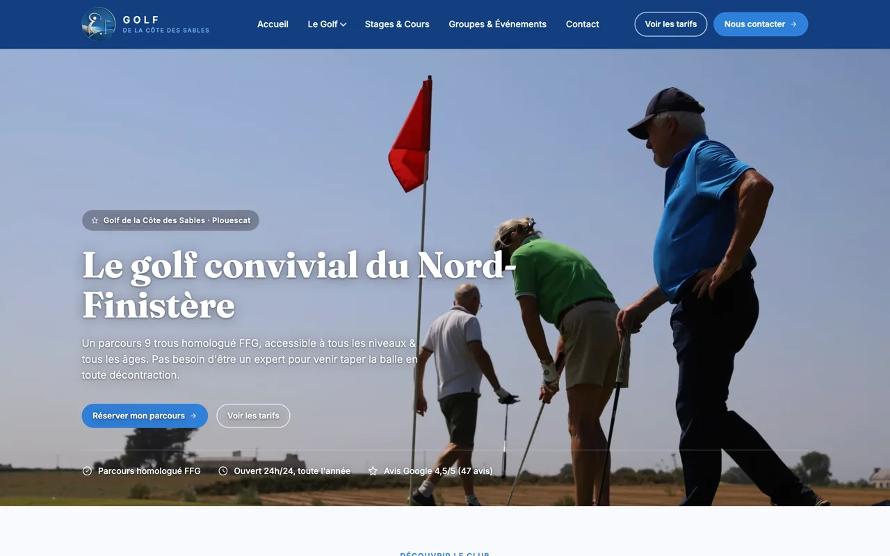 Site Golf de la Côte des Sables