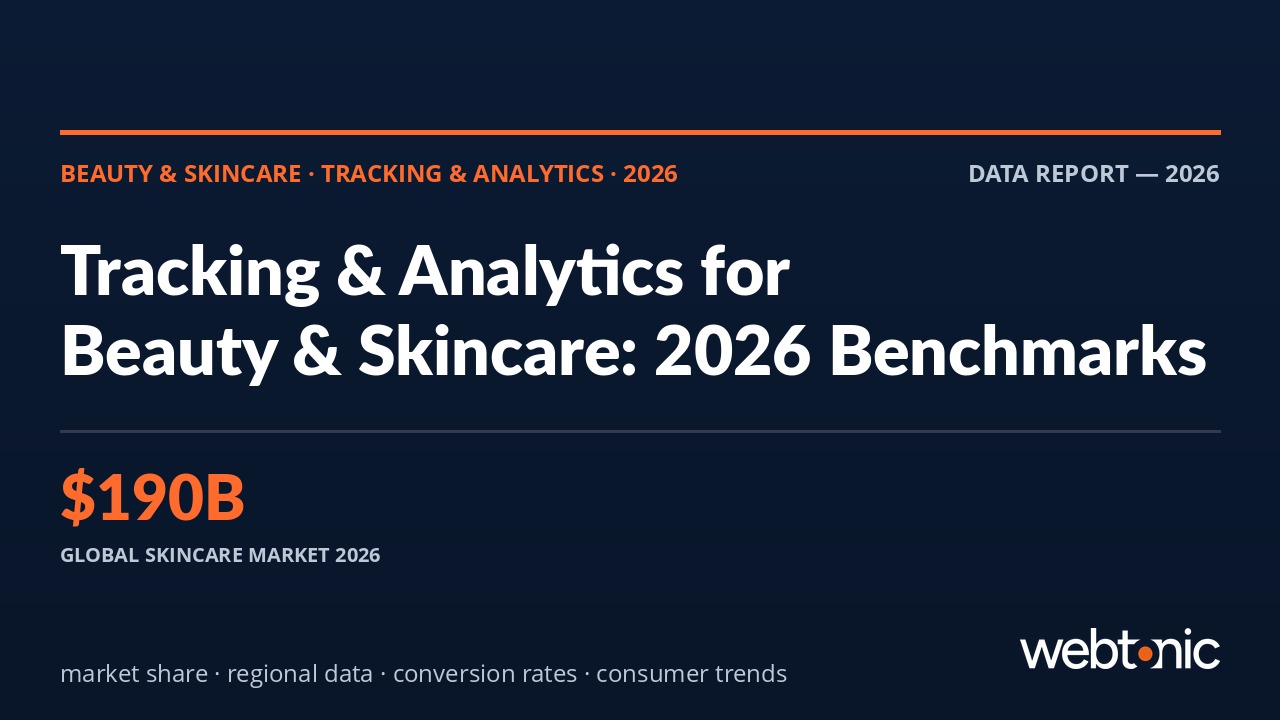 Thumbnail for 2026 Tracking & Analytics Stats for Beauty & Skincare: Benchmarks That Matter