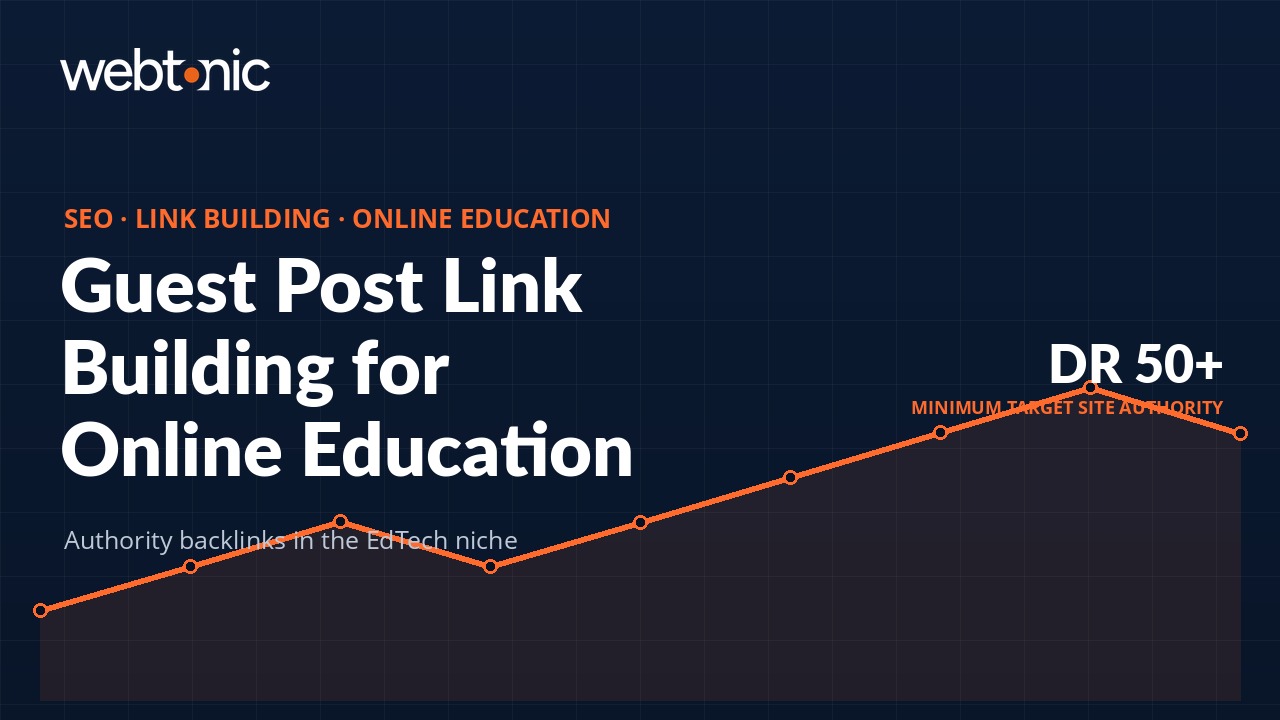Guest Post Link Building Service for Online Education: How to Earn Authority Backlinks in the EdTech Niche — branded thumbnail