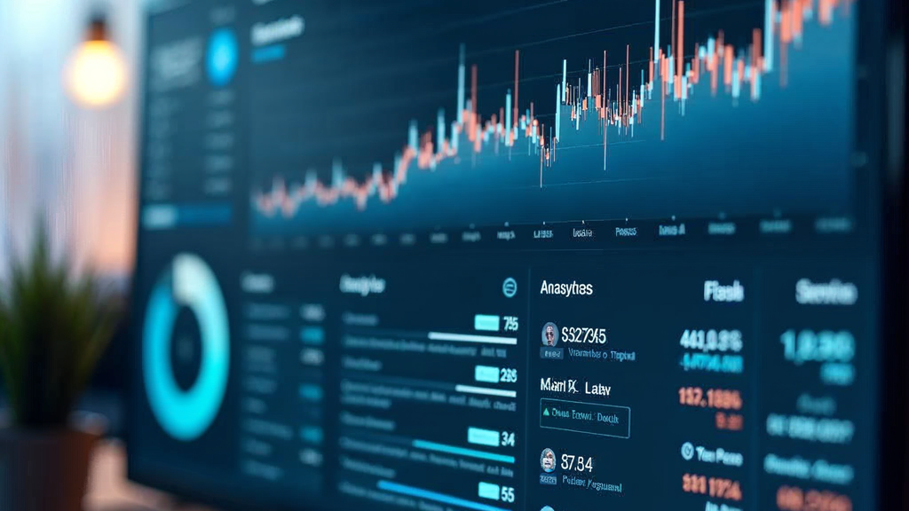 Digital dashboard displaying best online reputation management companies analytics and key performance indicators