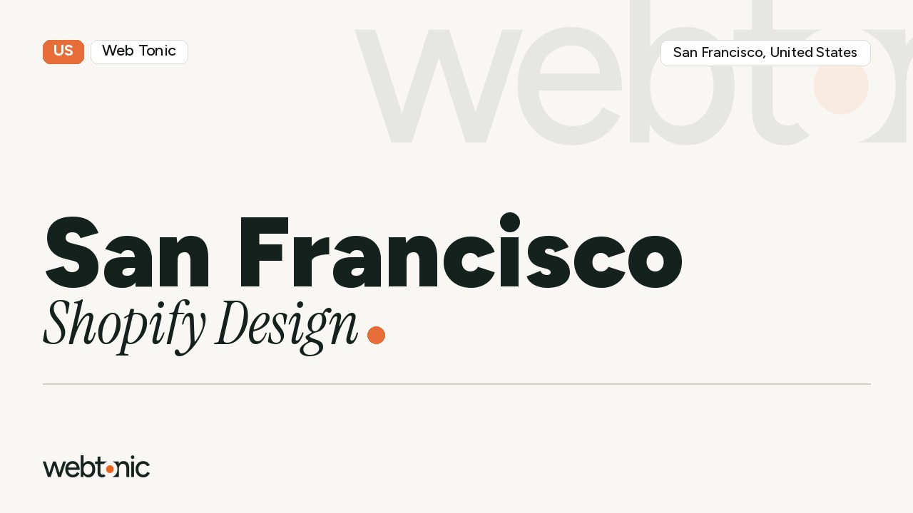 San Francisco Shopify Design Agency