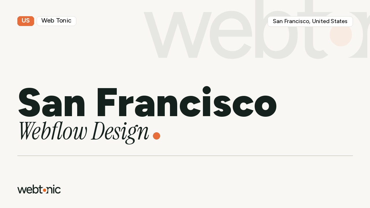 San Francisco Webflow Design Agency