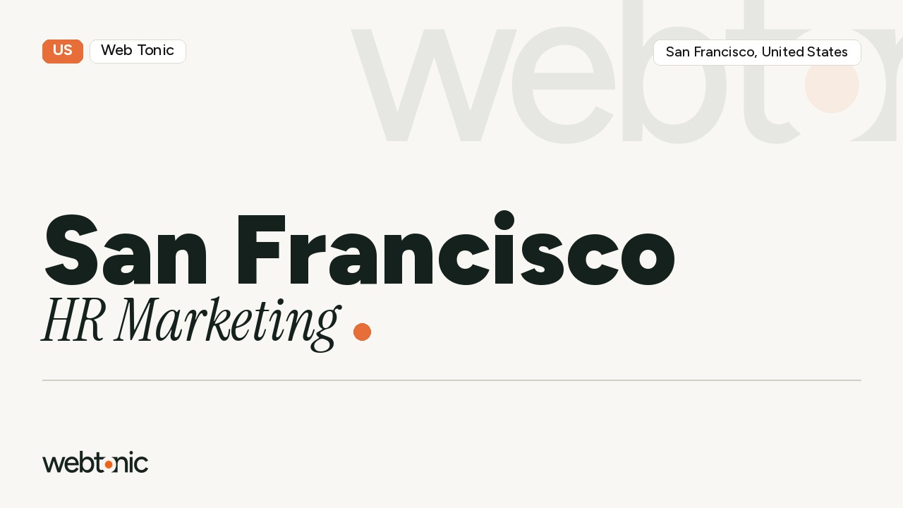 San Francisco HR Marketing Agency