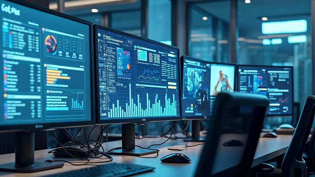Professional workspace scene illustrating ppc spy tools strategy and implementation in a modern business environment