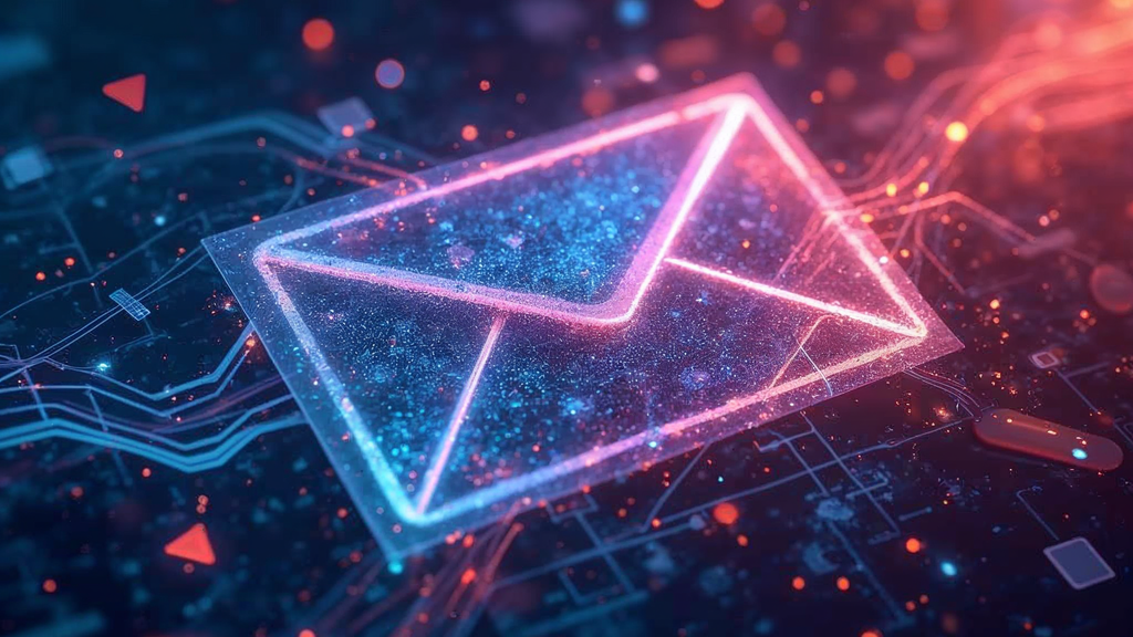Digital dashboard displaying email subject lines analytics and key performance indicators