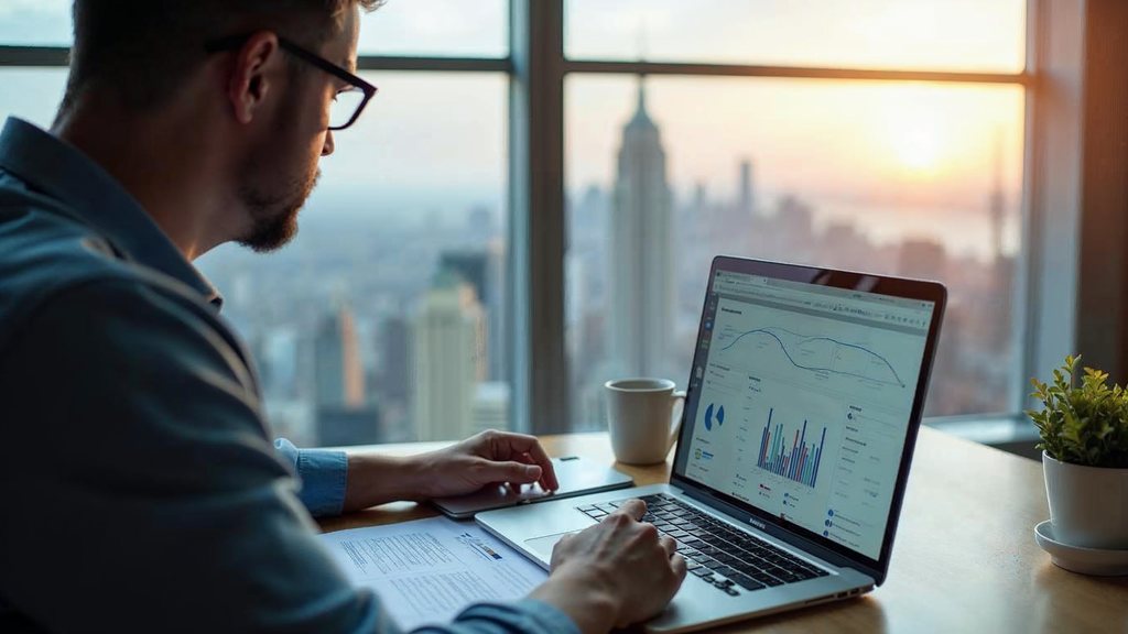 Professional team working on key takeaways strategy in modern marketing office
