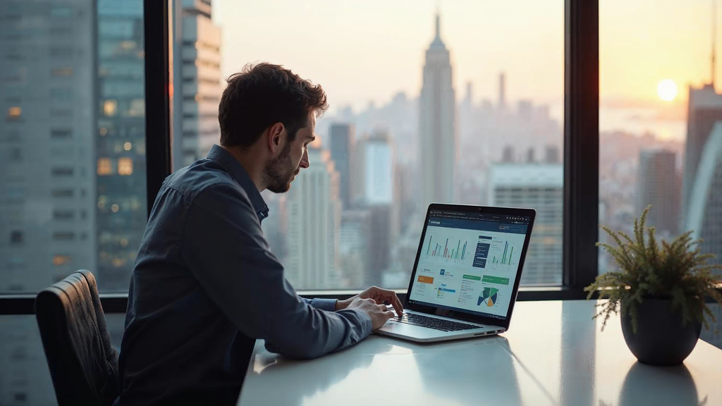 Professional team working on key takeaways strategy in modern marketing office