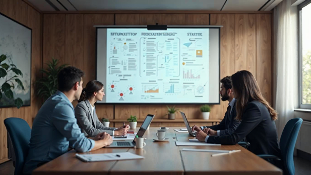 Marketing analytics dashboard showing key takeaways performance metrics and insights