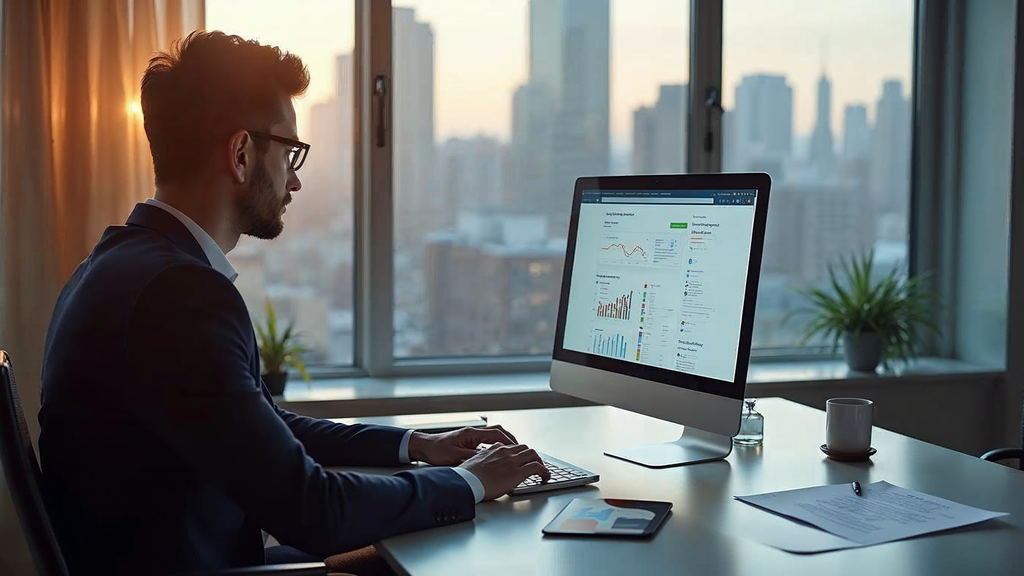 Professional team working on key takeaways strategy in modern marketing office