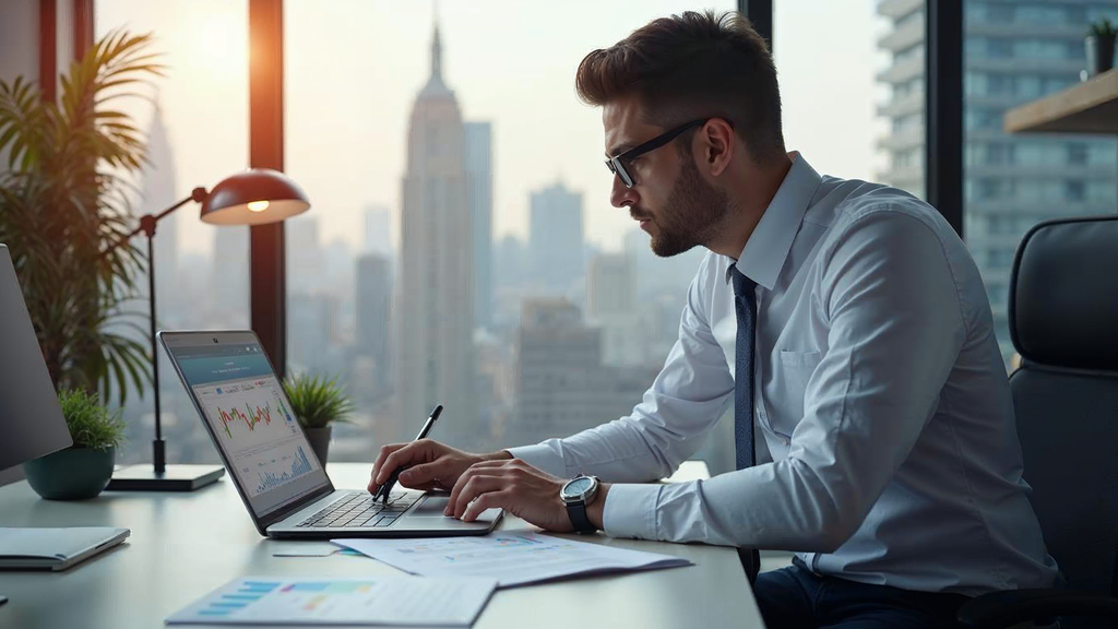 Professional team working on key takeaways strategy in modern marketing office