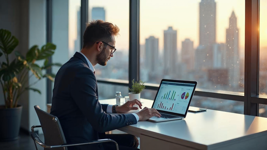 Professional team working on key takeaways strategy in modern marketing office