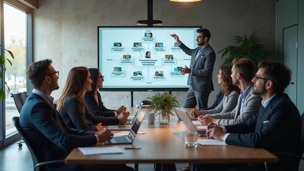 Marketing analytics dashboard showing key takeaways performance metrics and insights