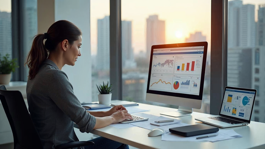 Professional team working on key takeaways strategy in modern marketing office