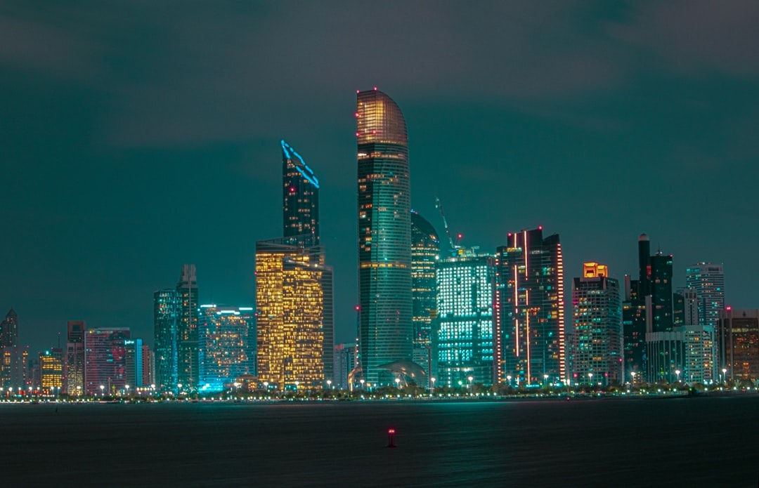 Abu Dhabi city skyline — real photo
