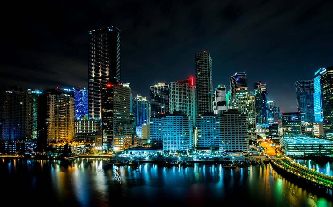 Miami city skyline — real photo