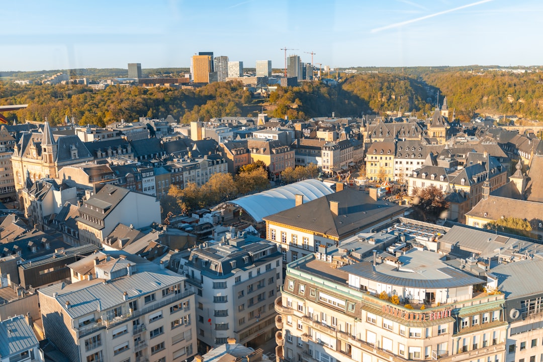 Luxembourg city skyline — real photo