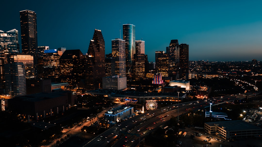 Houston city skyline — real photo