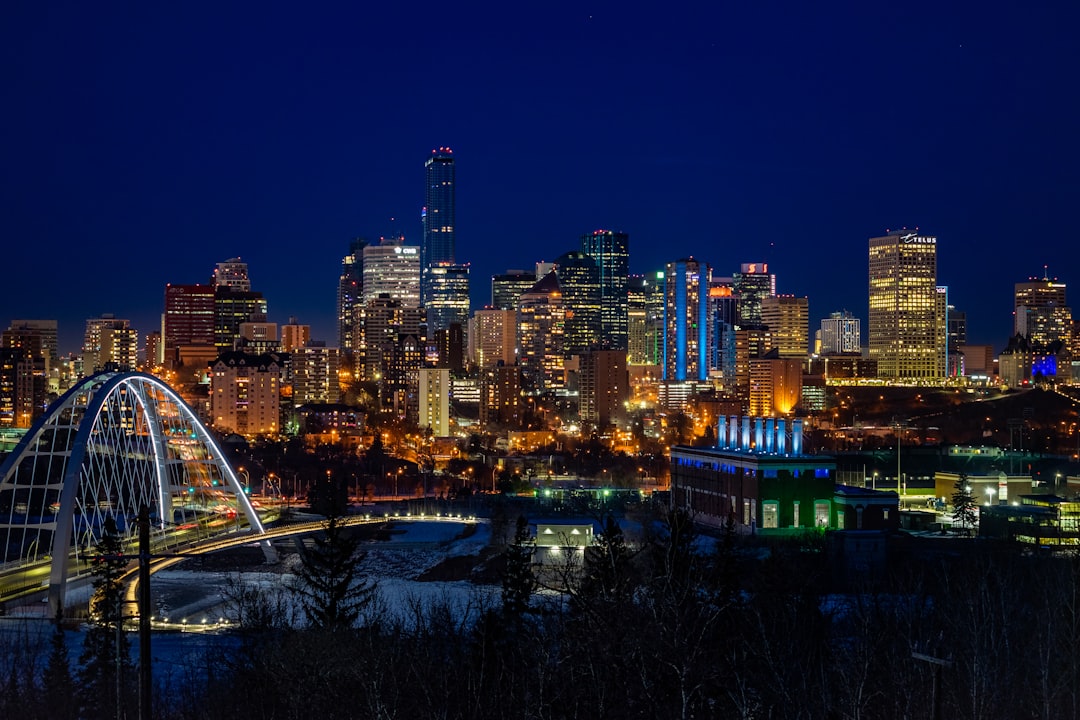 Edmonton city skyline — real photo