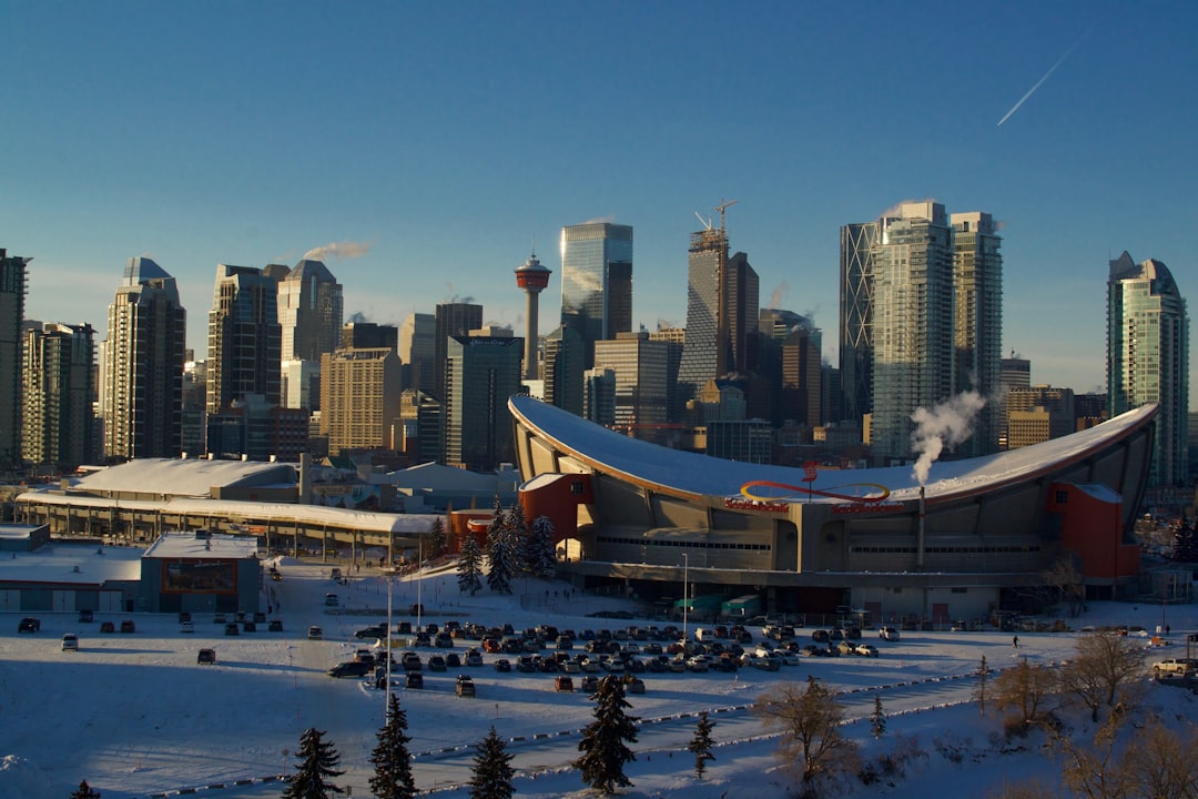 Calgary city skyline — real photo