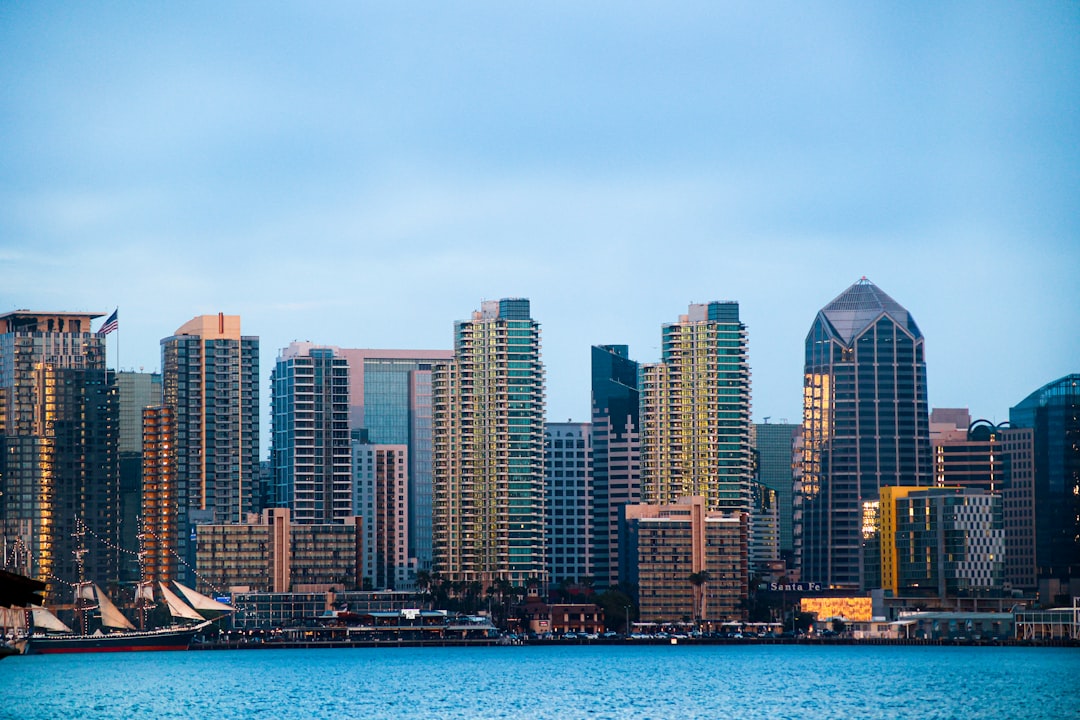 San Diego city skyline — real photo