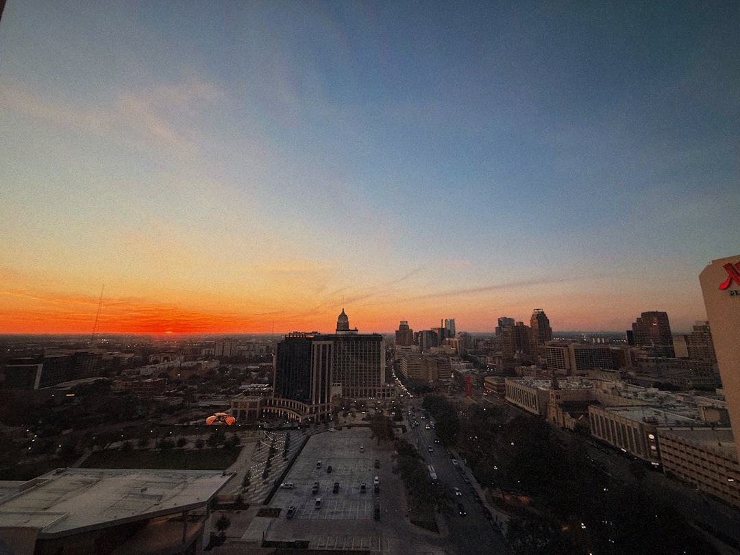 San Antonio city skyline — real photo