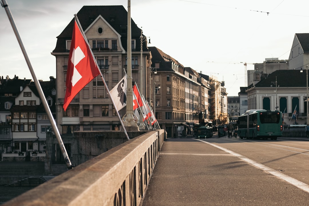 Basel city skyline — real photo