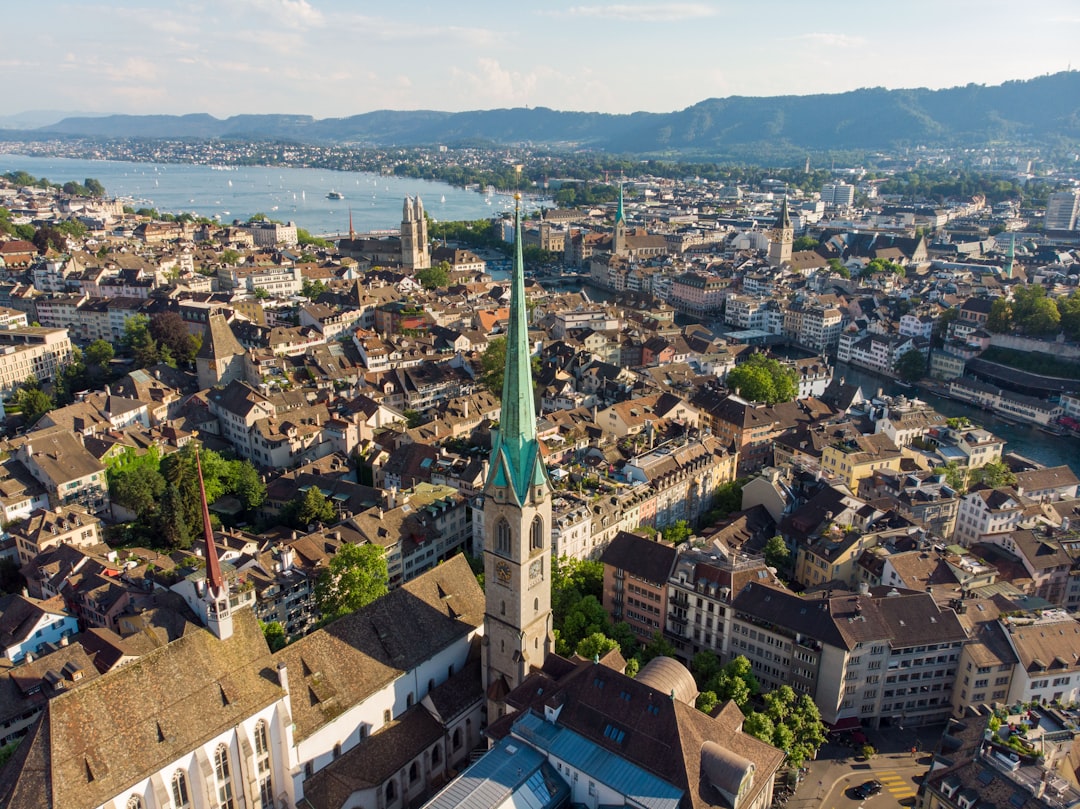 Zurich city skyline — real photo