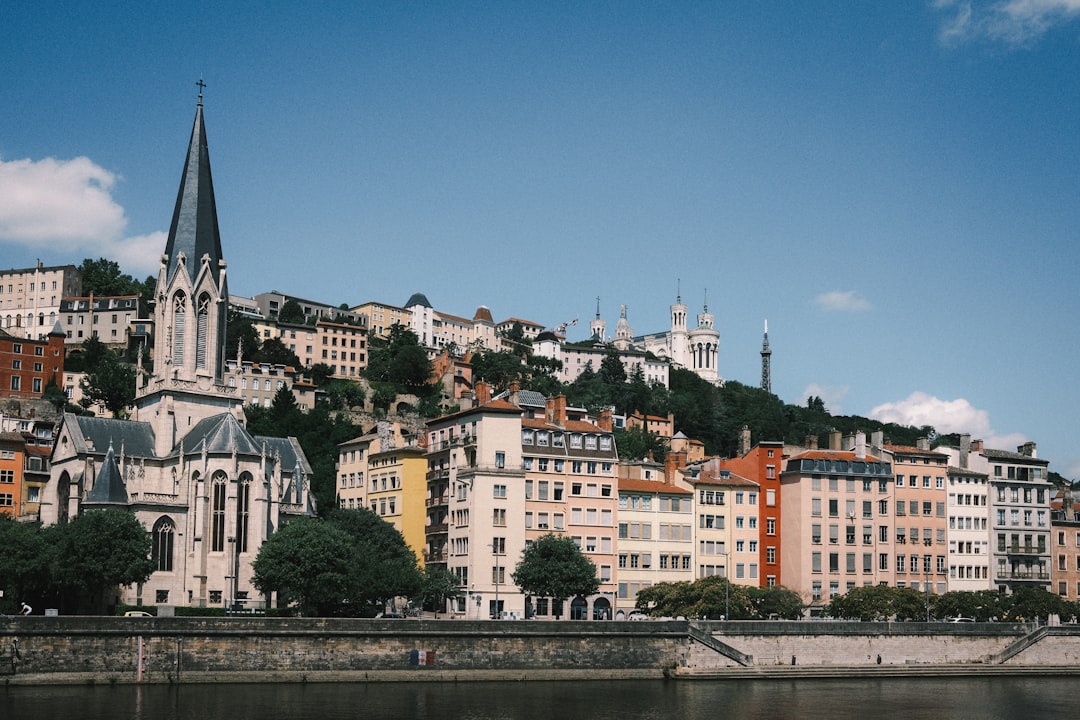 Lyon city skyline — real photo