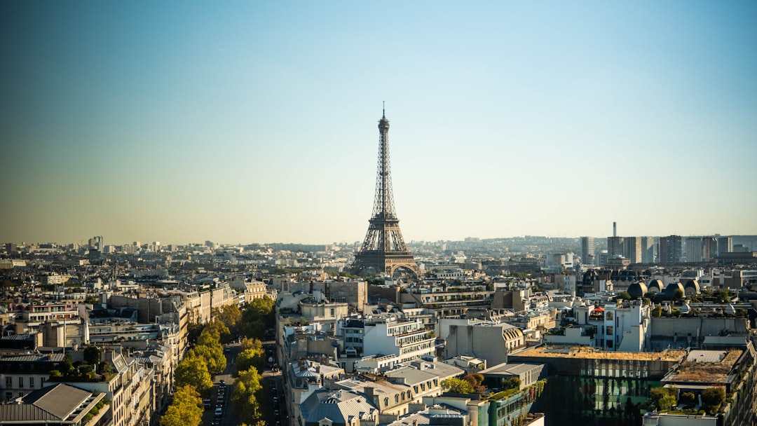 Paris city skyline — real photo